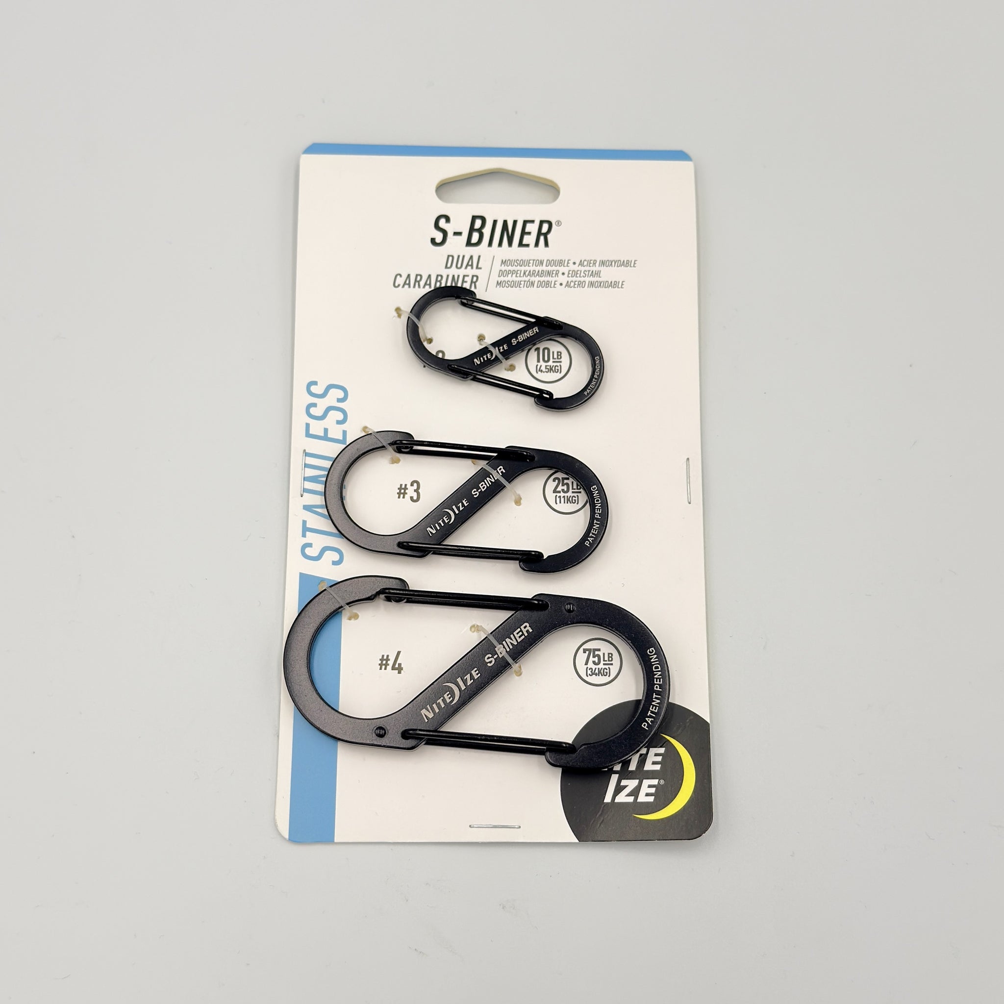 S-BINER CARABINA - 3 PACK