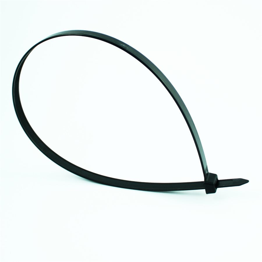 BLACK REUSABLE CABLE TIE - JUMBO
