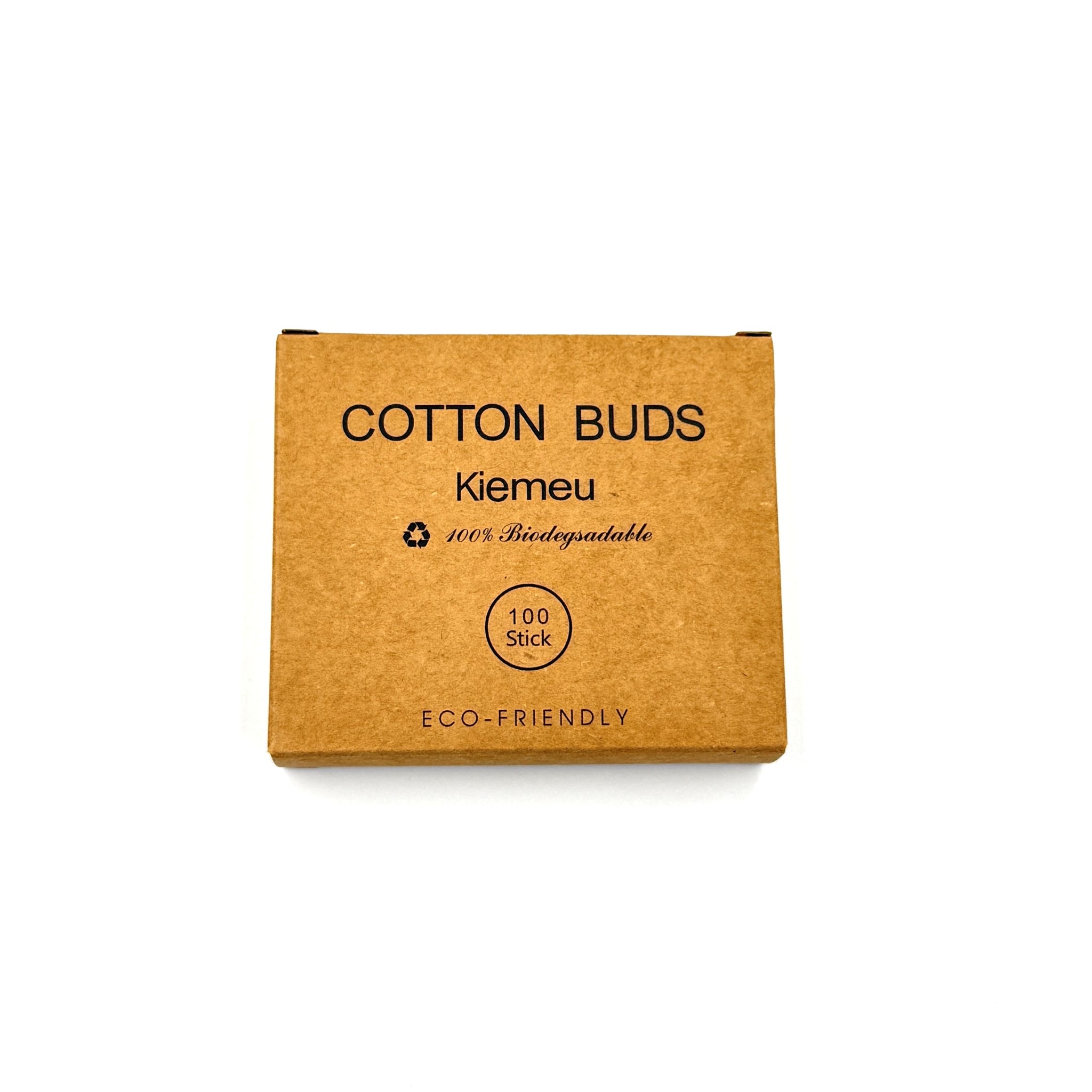BIODEGRADABLE COTTON BUDS - 100 PACK