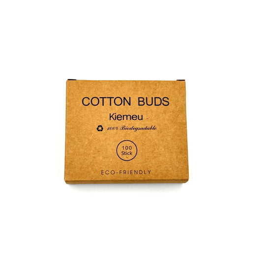 BIODEGRADABLE COTTON BUDS - 100 PACK