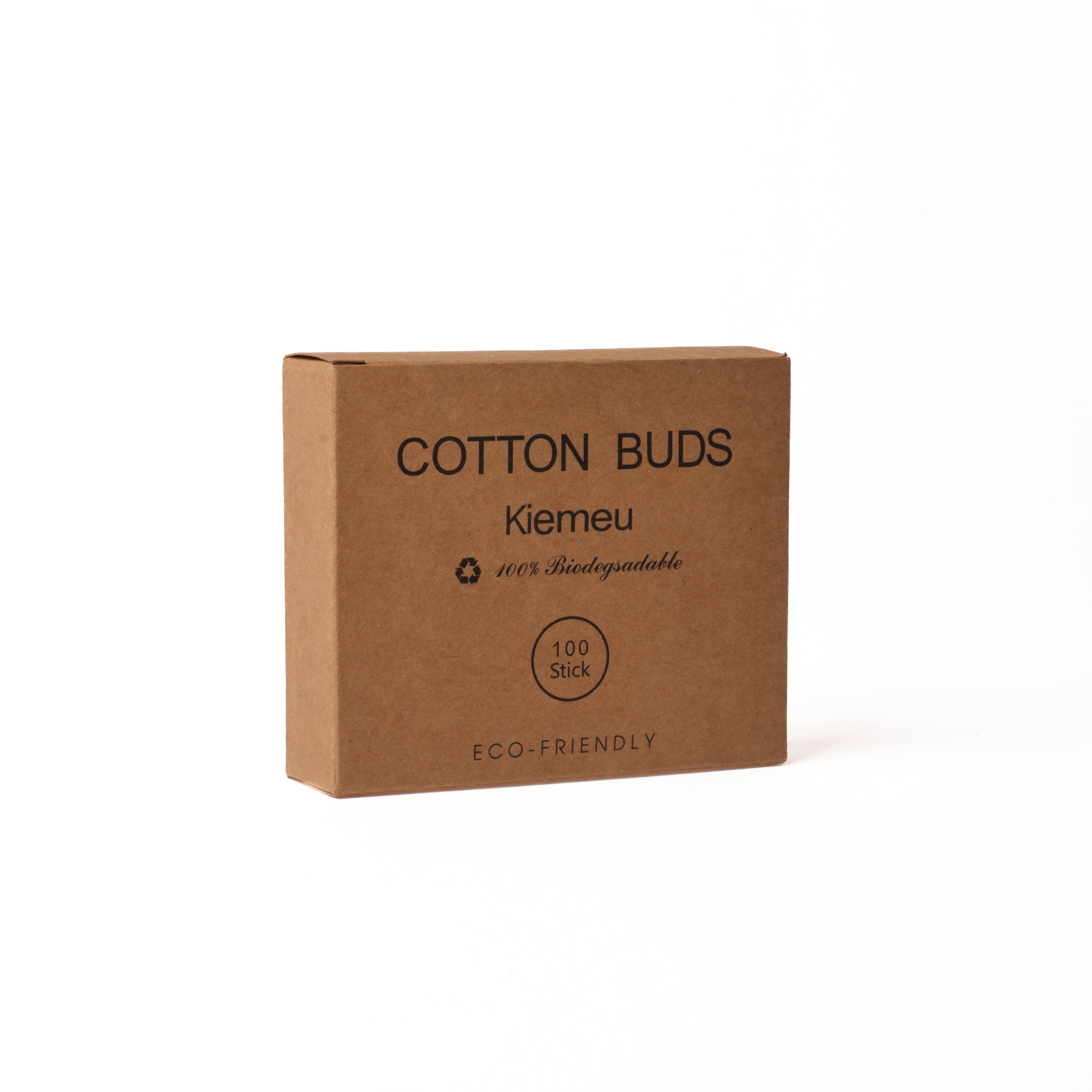 BIODEGRADABLE COTTON BUDS - 100 PACK