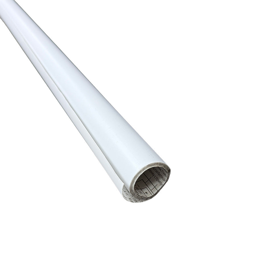 FABLON MATT WHITE ROLL - 67.5CM X 2M
