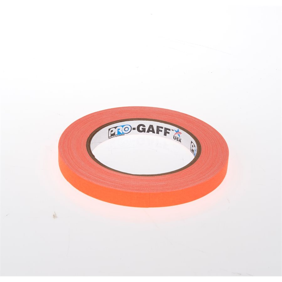 PRO-GAFF FLUORESCENT CLOTH TAPES - 12MM X 22M / 1/2
