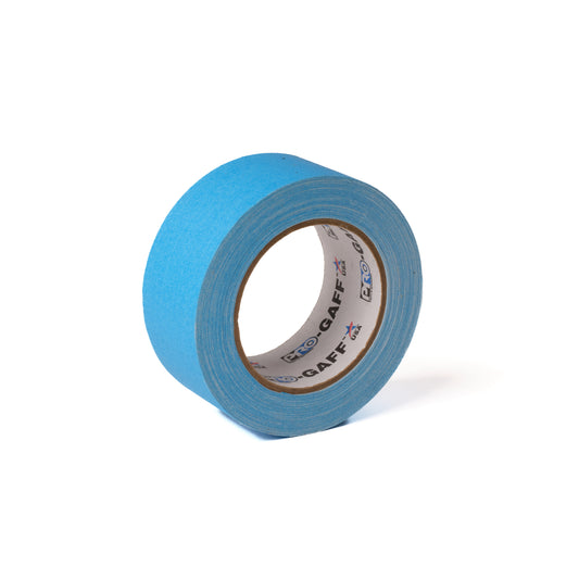 PRO-GAFF FLUORESCENT CLOTH TAPES - 48MM X 22M / 2" X 25YDS - Fluorescent Blue