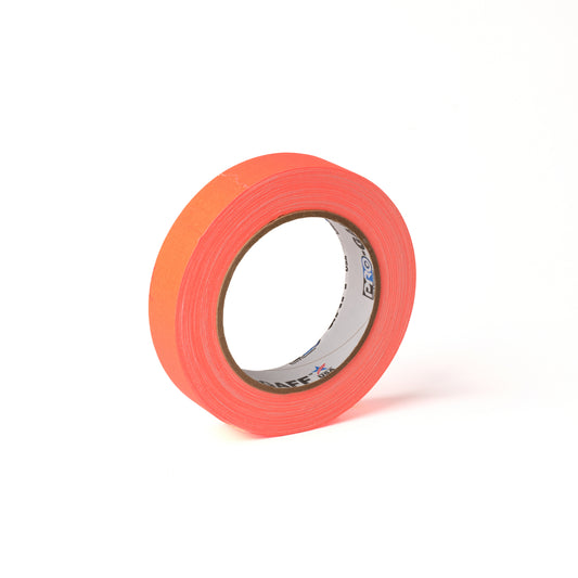 PRO-GAFF FLUORESCENT CLOTH TAPES - 24MM X 22M / 1" X 25YDS - Fluorescent Orange