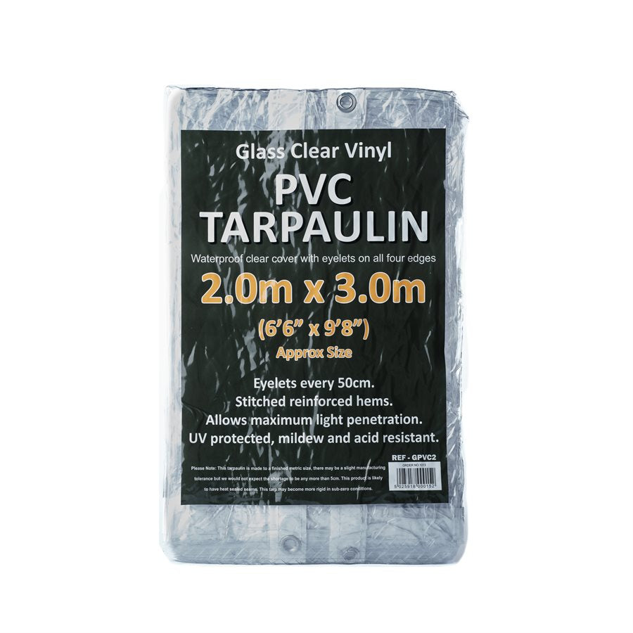 GLASS CLEAR TARPAULIN