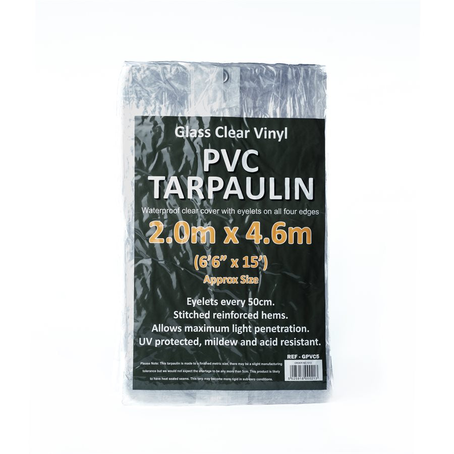 GLASS CLEAR TARPAULIN