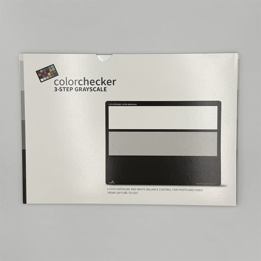 3 STEP GREY SCALE COLOUR CHECKER