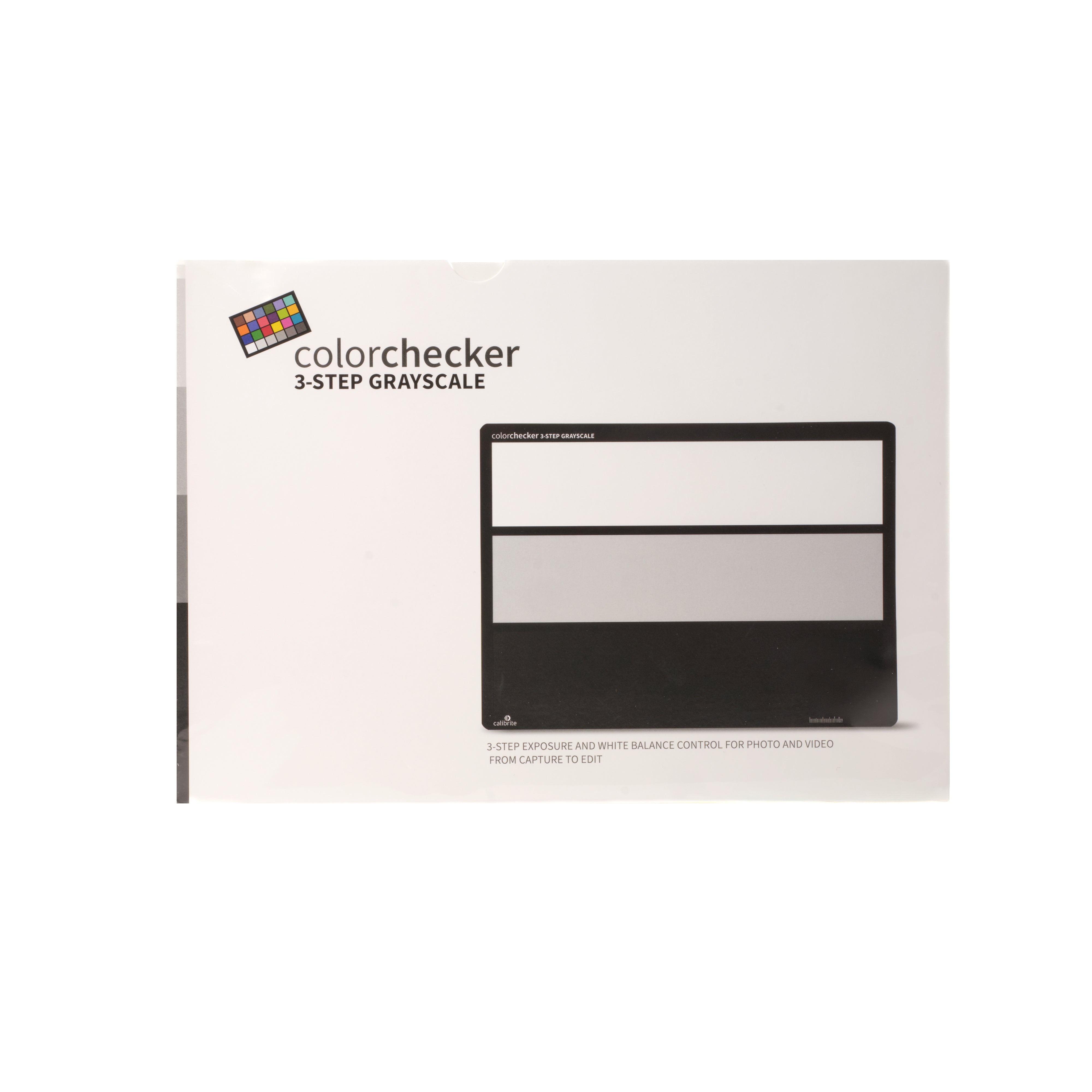 3 STEP GREY SCALE COLOUR CHECKER