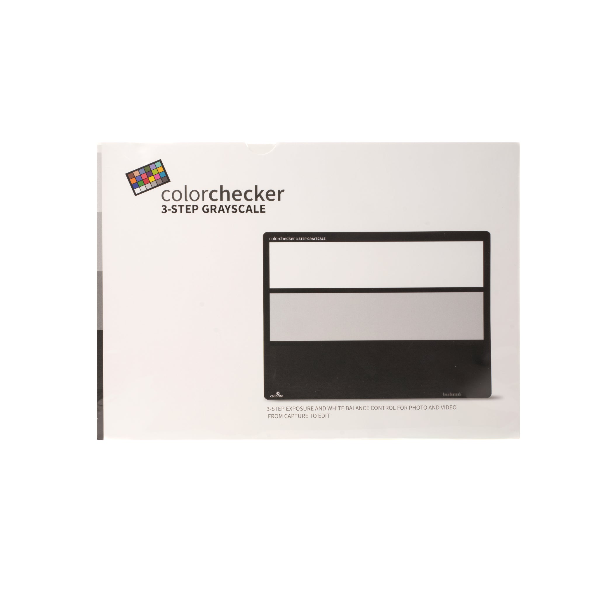 3 STEP GREY SCALE COLOUR CHECKER