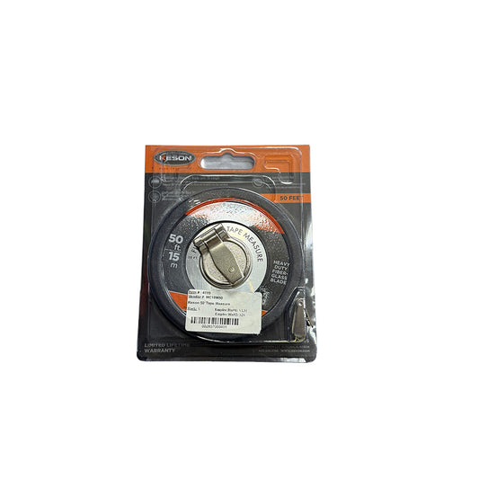 KESON FIBERGLASS TAPE MEASURE - 50FT