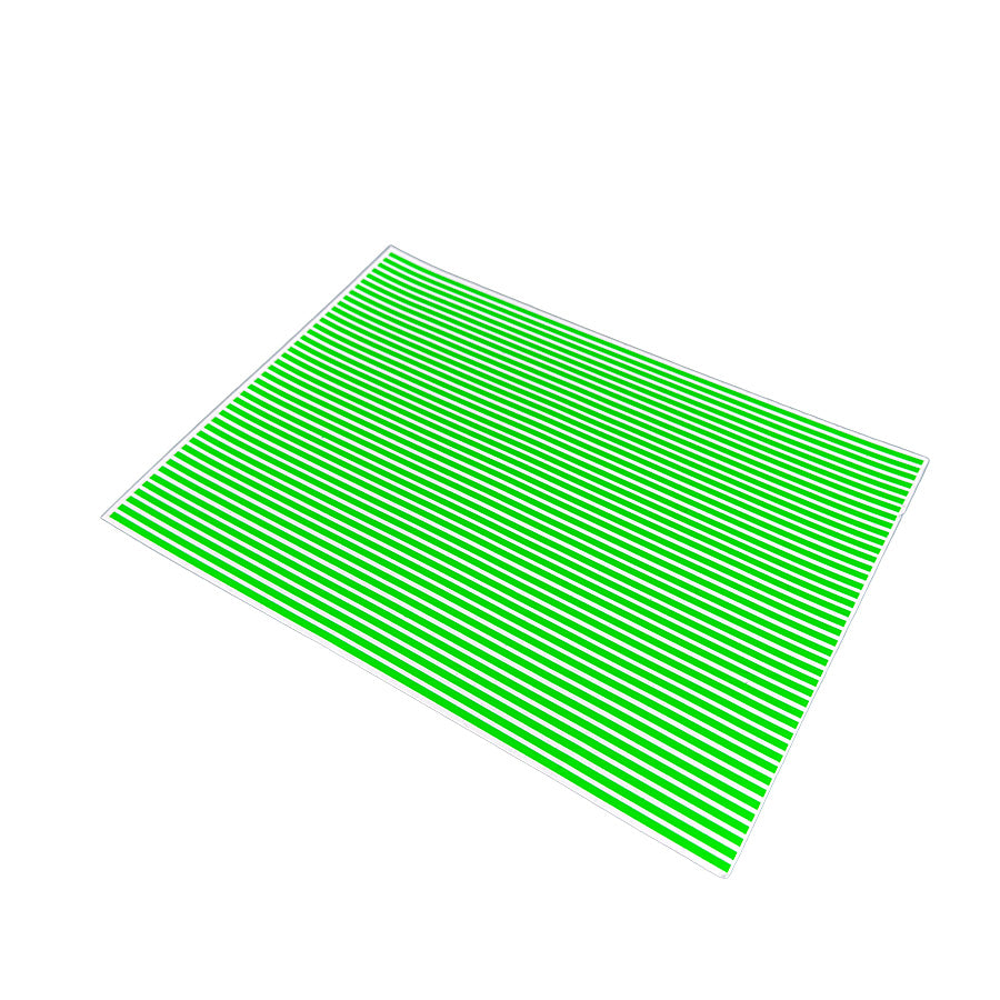FLUORESCENT LETRALINE SHEETS - 1/8