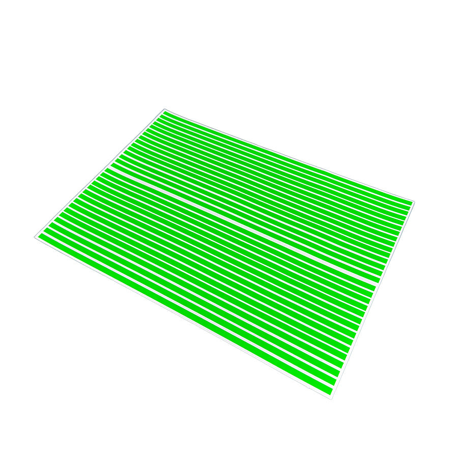 FLUORESCENT LETRALINE SHEETS - 3/16