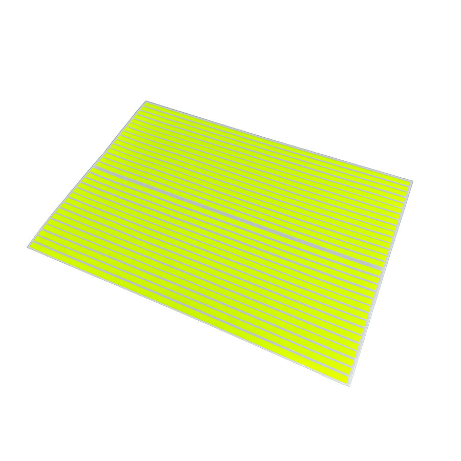 FLUORESCENT LETRALINE SHEETS - 3/16