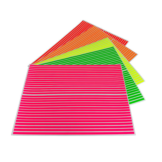 FLUORESCENT LETRALINE SHEETS - 3/16"