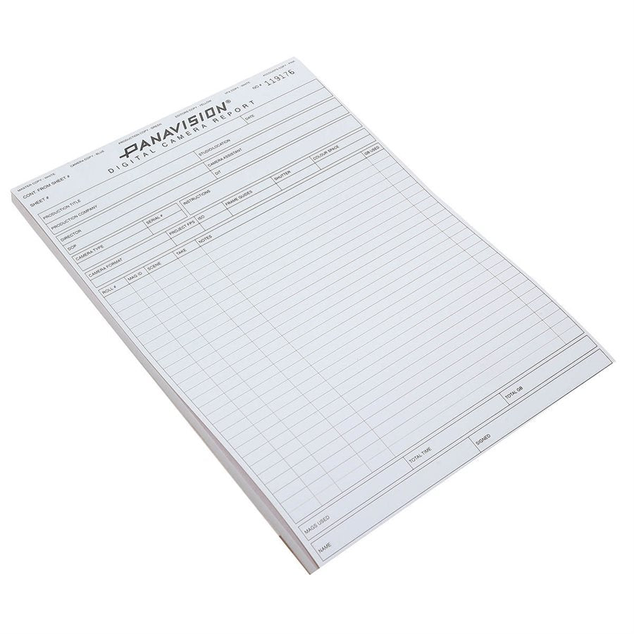 PANAVISION DIGITAL REPORT PAD