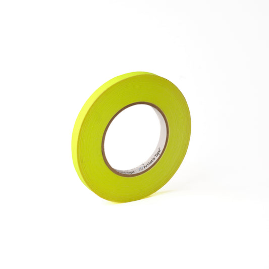 PRO-CONSOLE FLUORESCENT ARTIST PAPER TAPES - 12MM X 25M - Fluorescent Yellow
