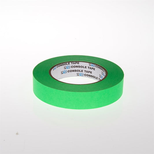 PRO-CONSOLE FLUORESCENT ARTIST PAPER TAPES - 24MM X 25M / 1" X 27YDS