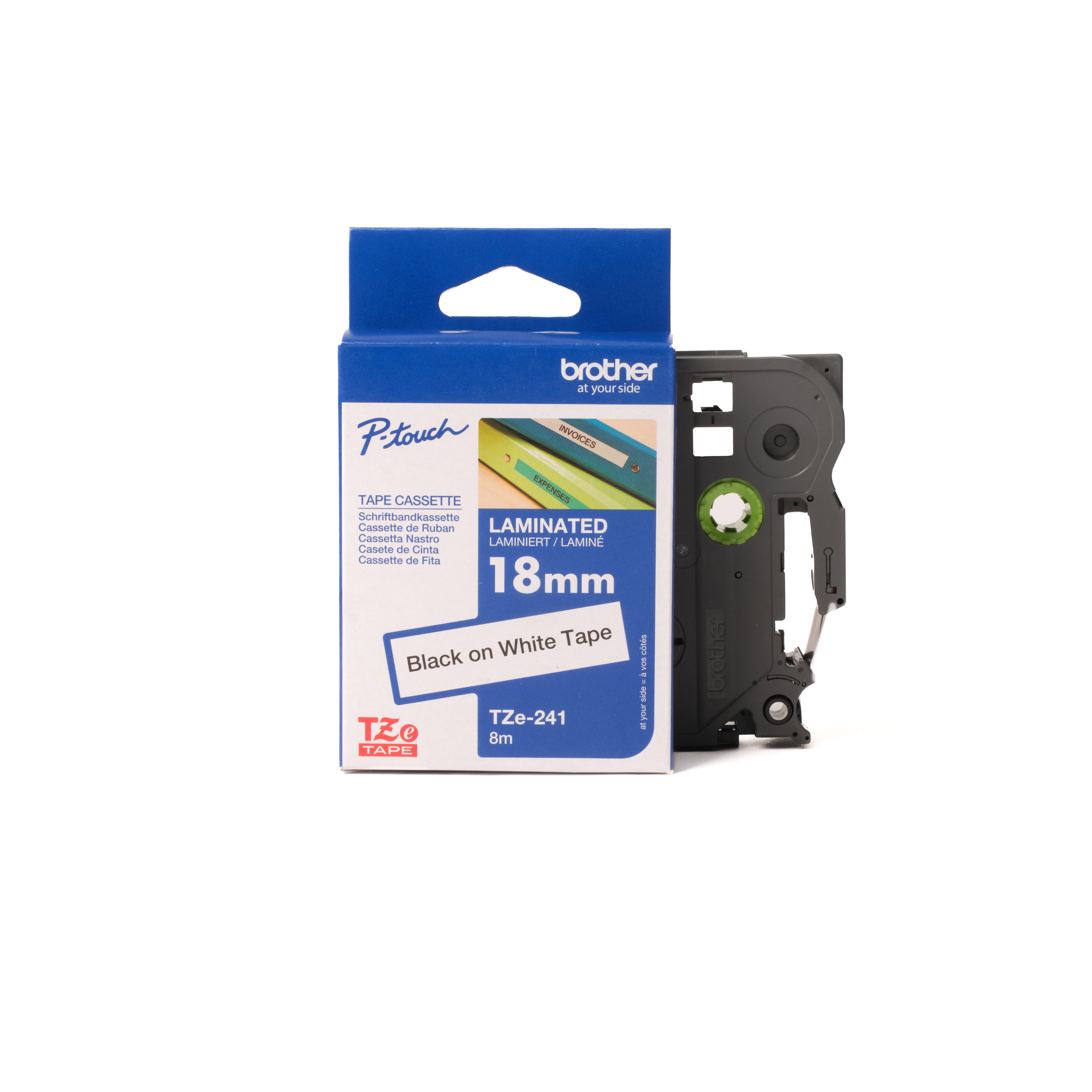 BROTHER P-TOUCH TAPE - 18MM