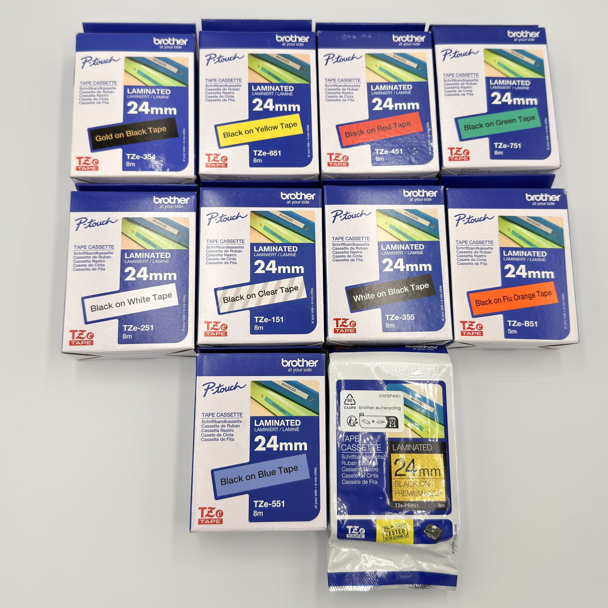 BROTHER P-TOUCH TAPE - 24MM