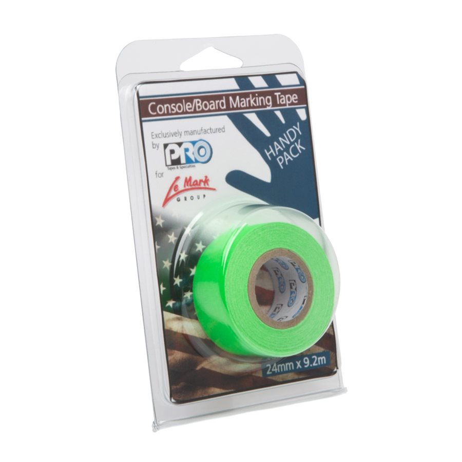 PRO-CONSOLE FLUORESCENT ARTIST PAPER TAPES - 24MM X 9.2M