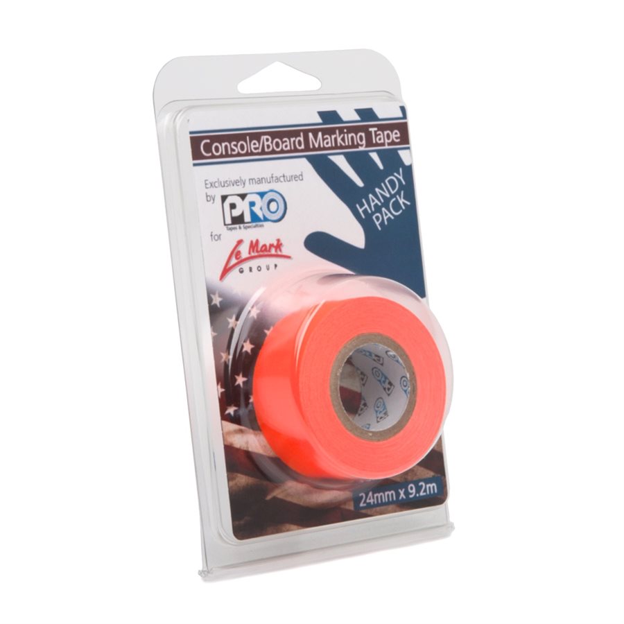 PRO-CONSOLE FLUORESCENT ARTIST PAPER TAPES - 24MM X 9.2M