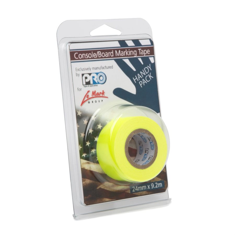 PRO-CONSOLE FLUORESCENT ARTIST PAPER TAPES - 24MM X 9.2M