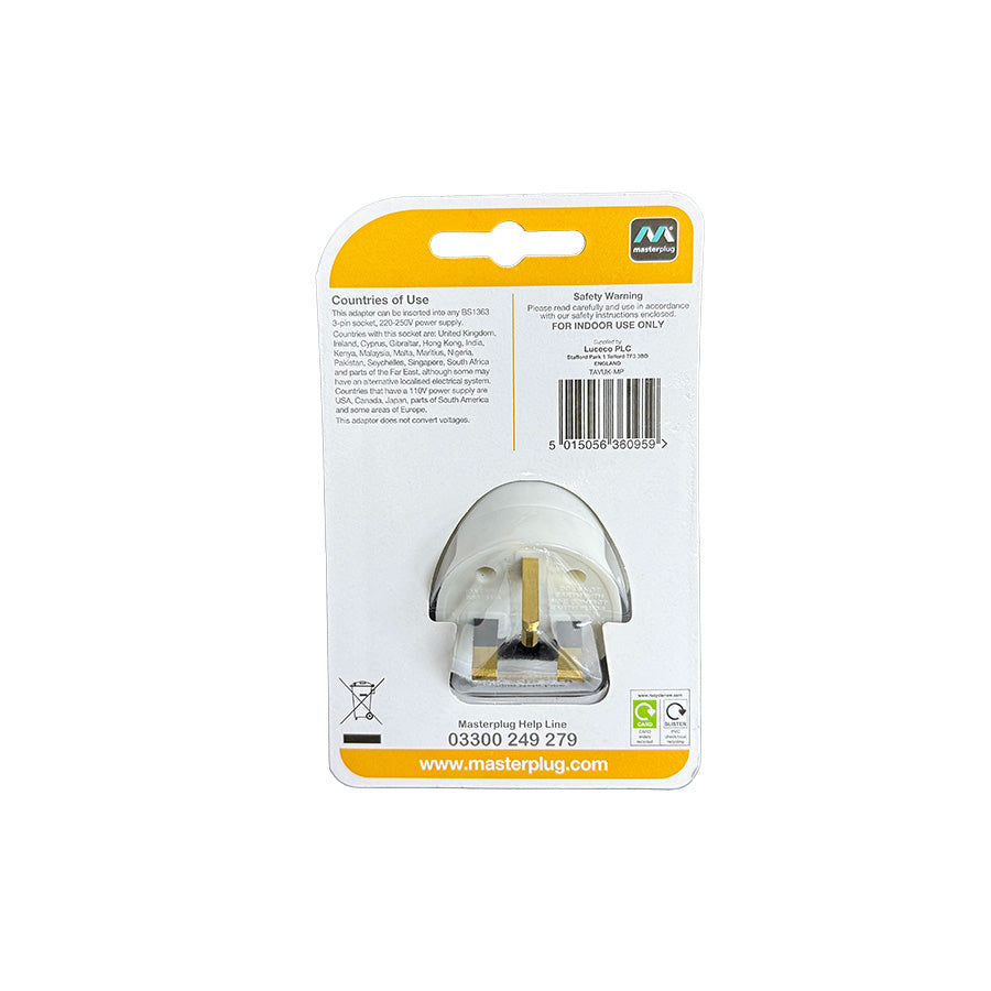 VISITOR TO UK PLUG ADAPTOR