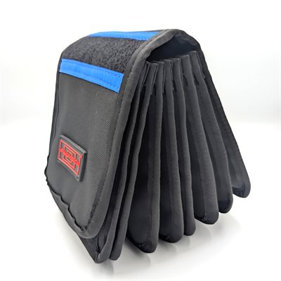 PANAVISION ACCORDION FILTER POUCH BLUE - 8-SLOT