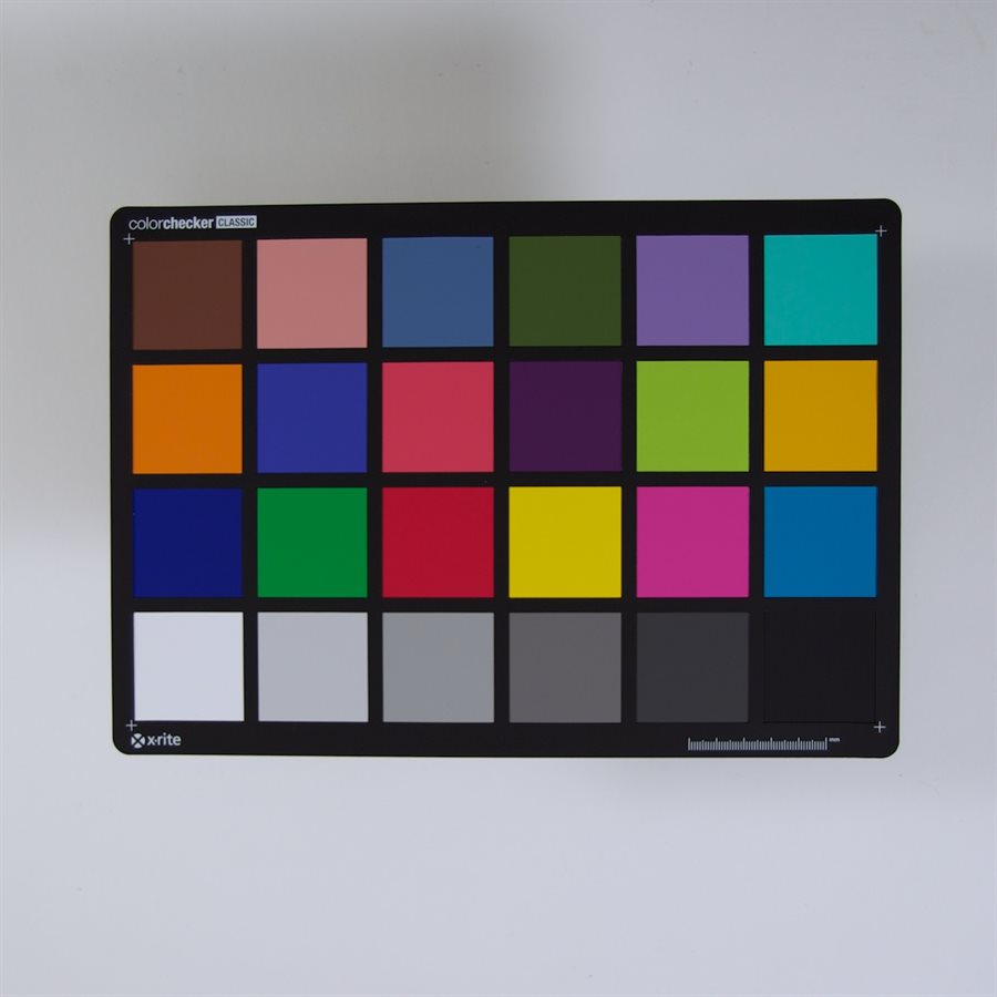 MACBETH COLOUR CHART