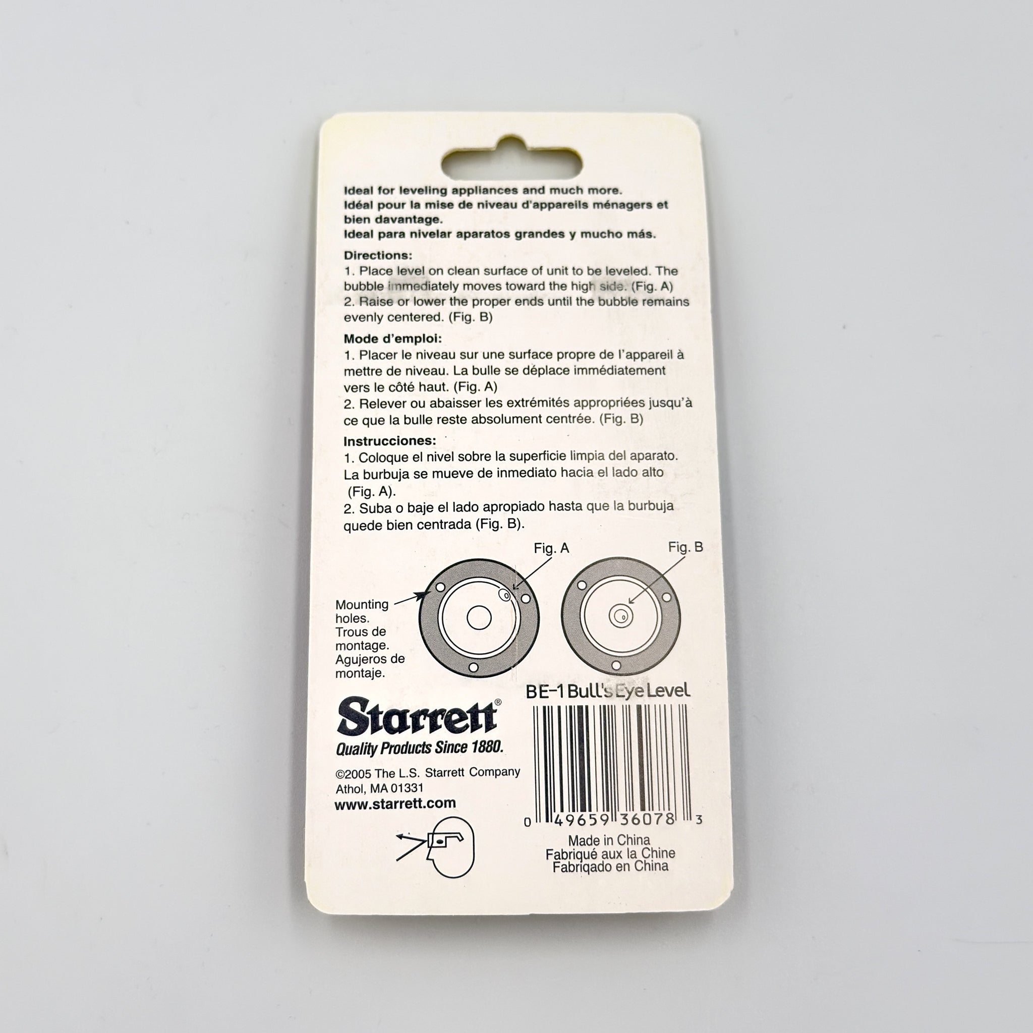 BULL'S EYE SPIRIT LEVEL