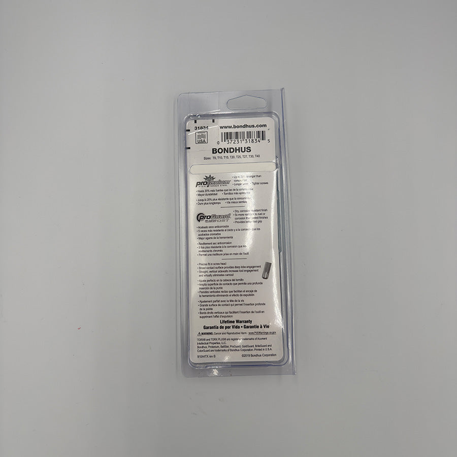 BONDHUS TORX KEYS (SET OF 8)