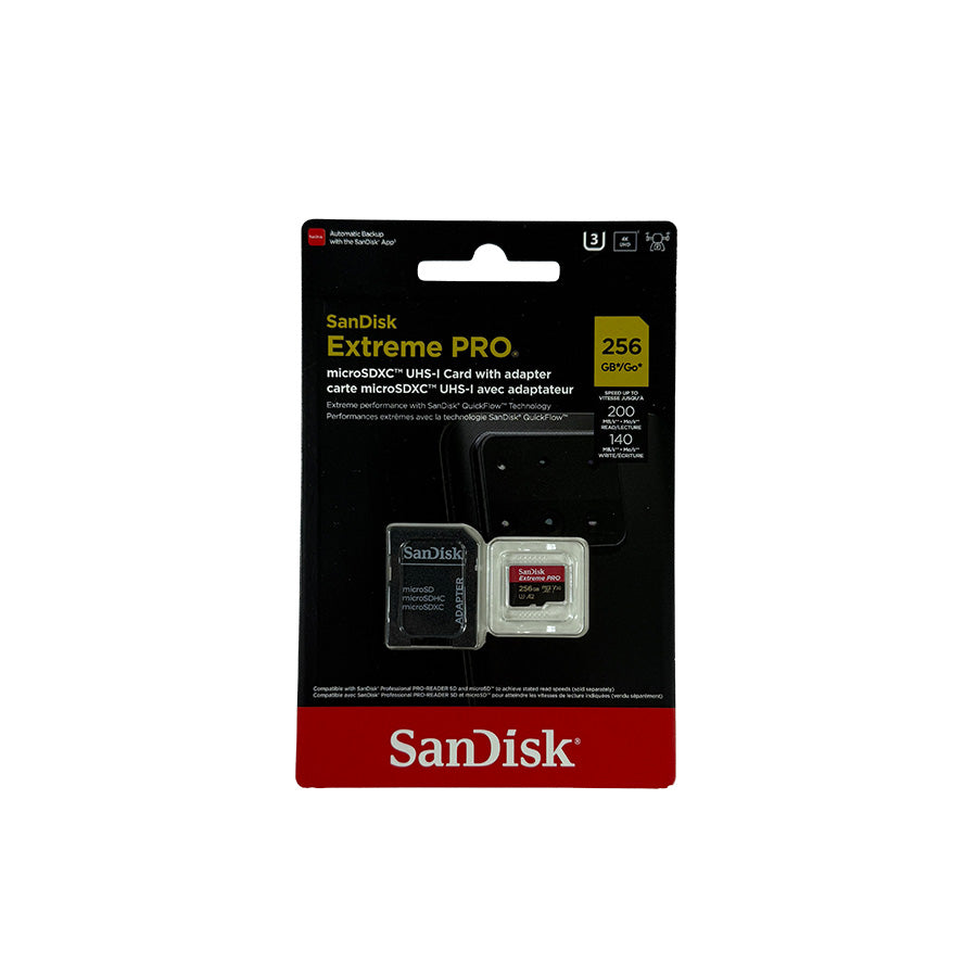 SANDISK EXTREME PRO MICRO SD CARD + ADAPTER