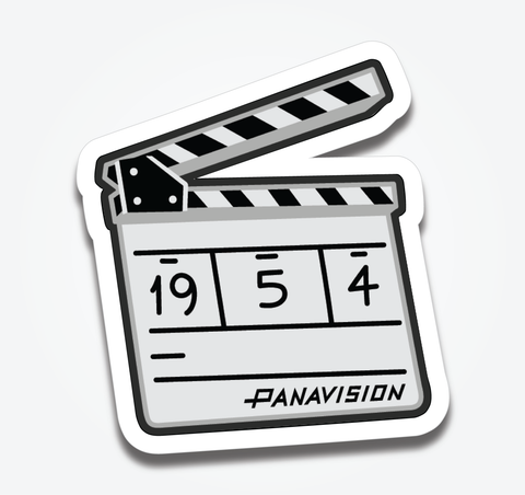 PANAVISION CLAPPERBOARD STICKER