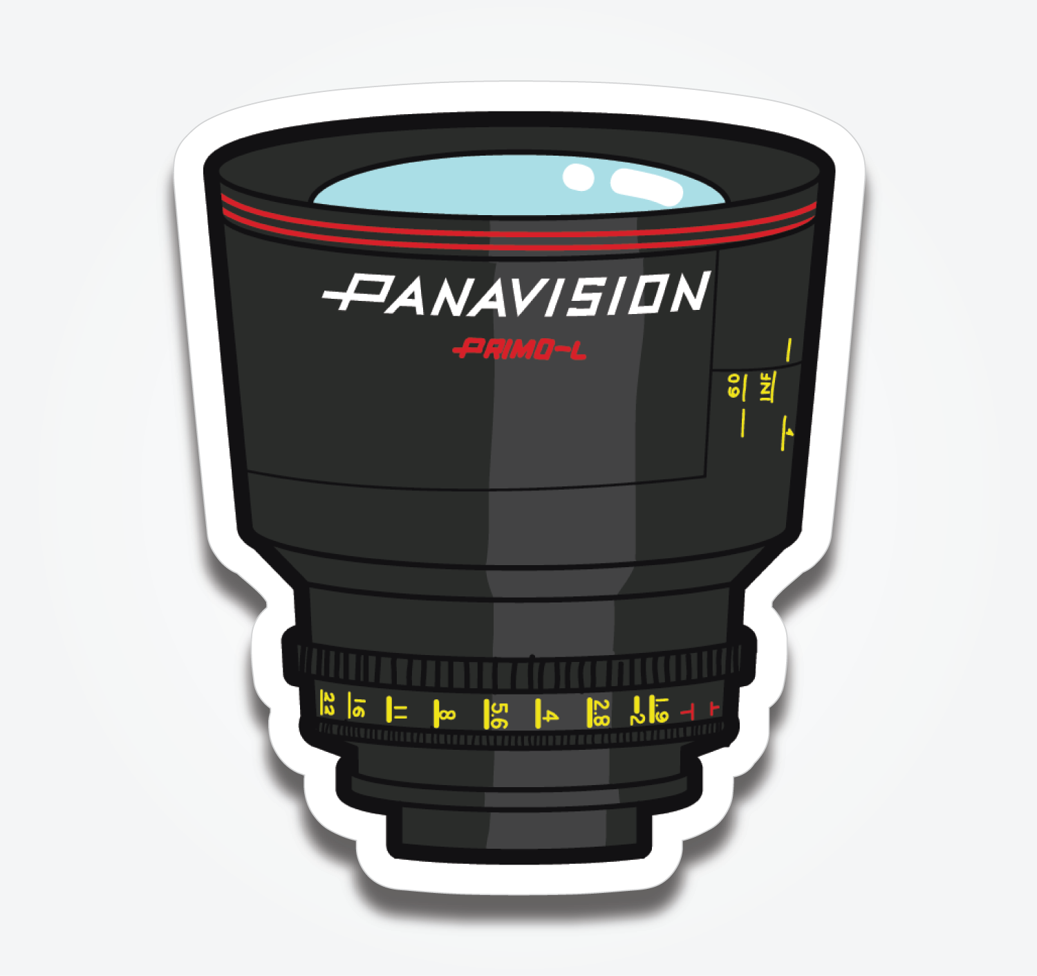 PANAVISION PRIMO LENS STICKER