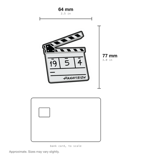 PANAVISION CLAPPERBOARD STICKER