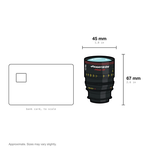 PANAVISION PRIMO 65 LENS STICKER