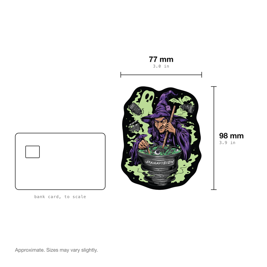 PANAVISION WITCH STICKER