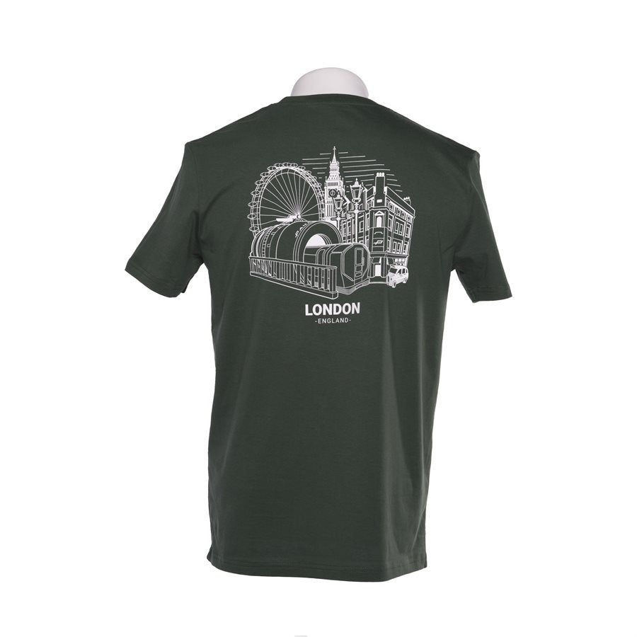 PANAVISION LONDON T-SHIRT - BOTTLE GREEN