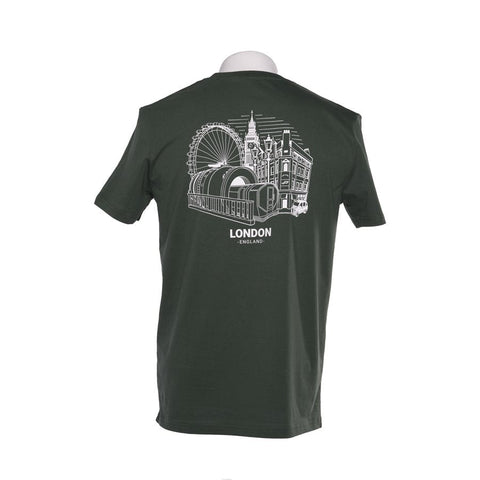 PANAVISION LONDON T-SHIRT - BOTTLE GREEN