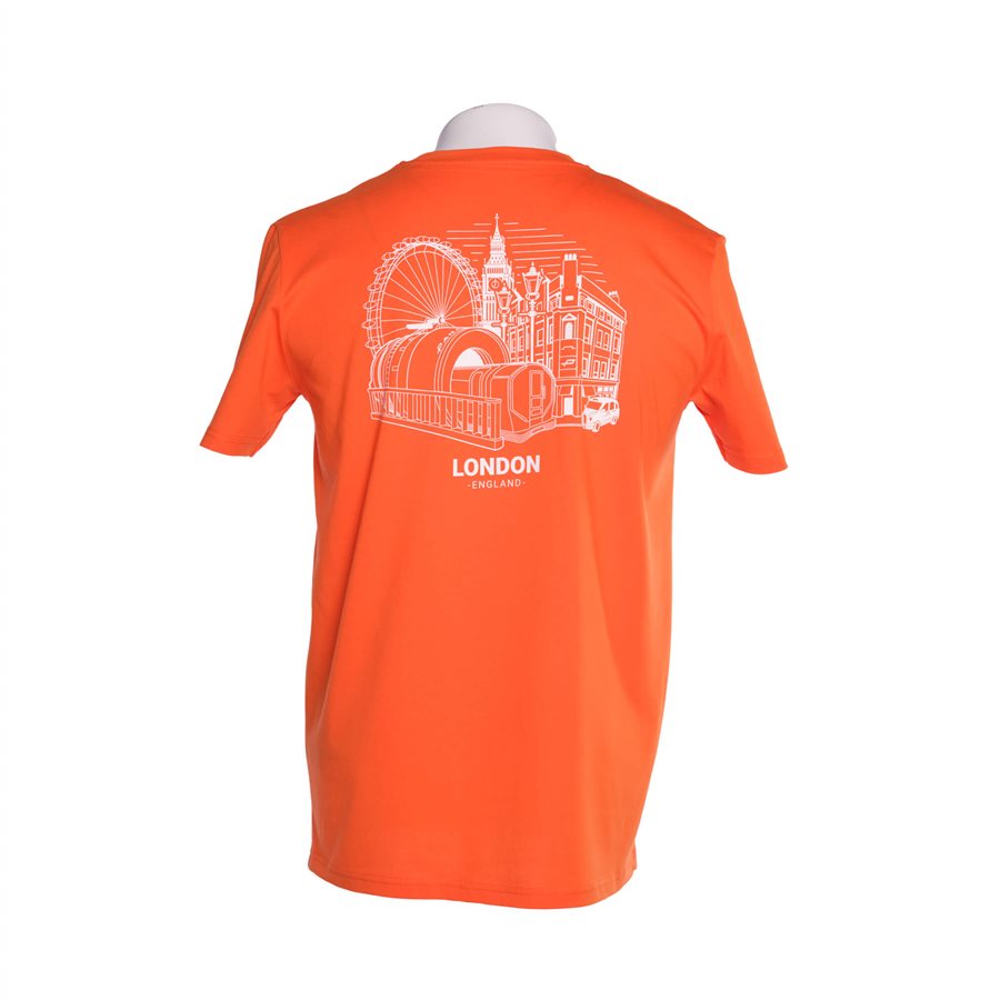 PANAVISION LONDON T-SHIRT - BRIGHT ORANGE