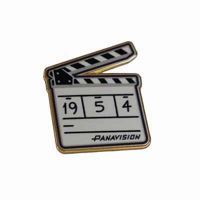CLAPPERBOARD PIN BADGE