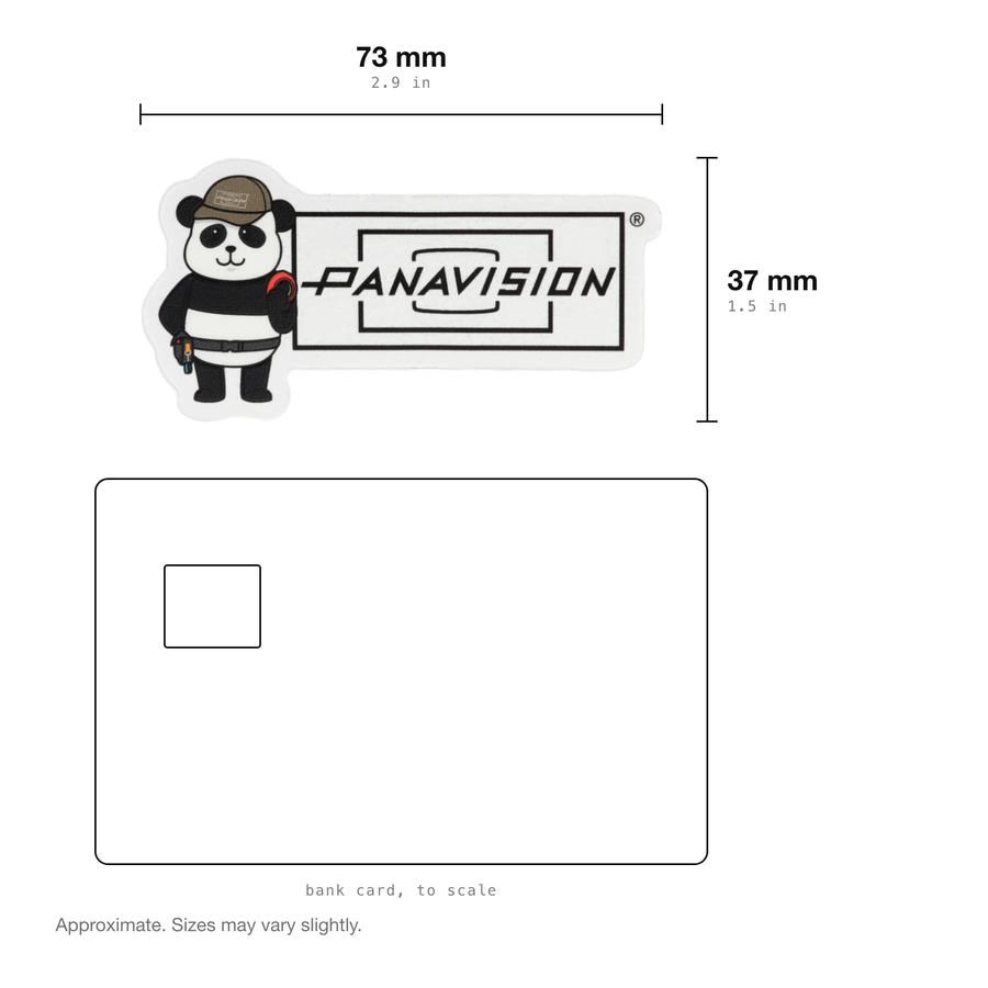 PANDA WITH CAP STICKER