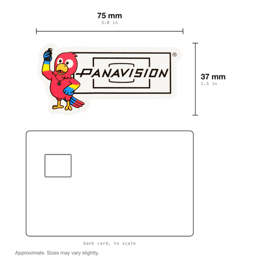 PARROT WITH LIGHT METER STICKER