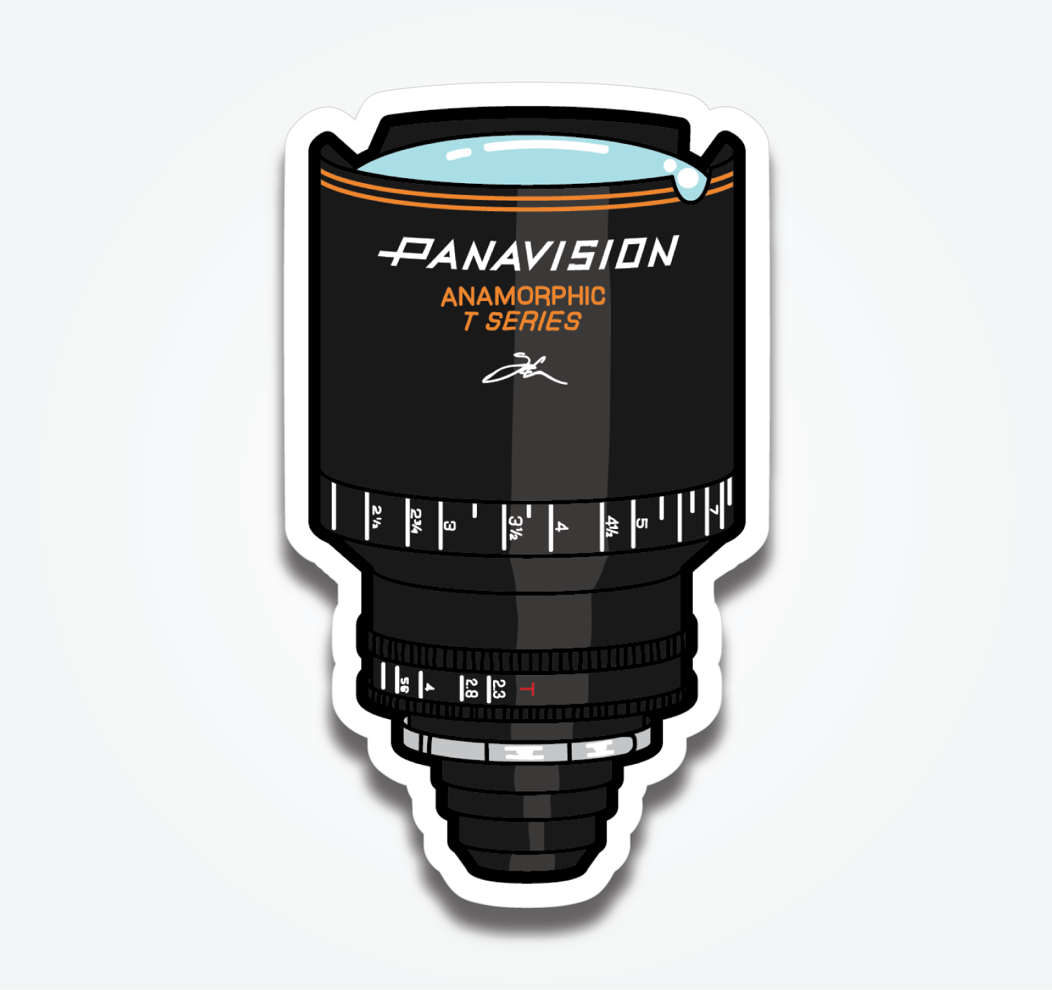 PANAVISION T-SERIES LENS STICKER