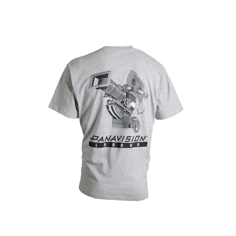 PANAVISION CAMERA T-SHIRT - LIGHT GREY
