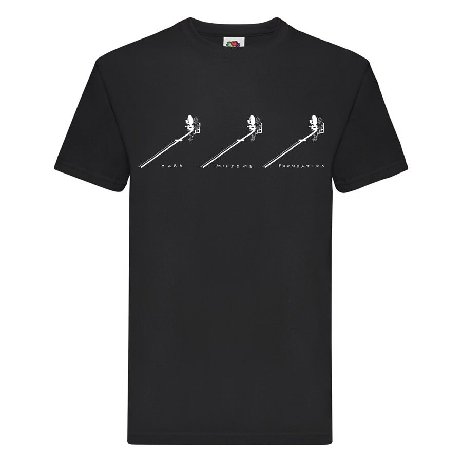 MARK MILSOME FOUNDATION T-SHIRT - BLACK