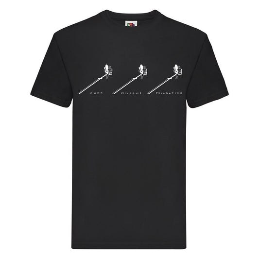 MARK MILSOME FOUNDATION T-SHIRT - BLACK