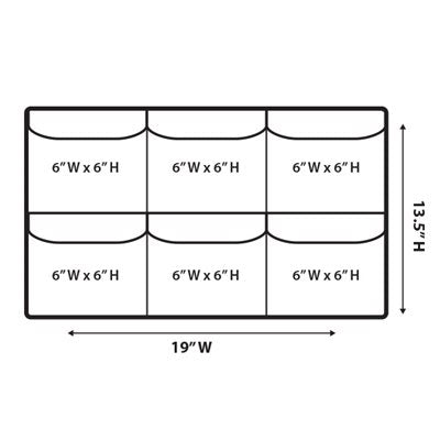 CAMERA ESSENTIALS PELI LID ORGANISER - 1495/1550