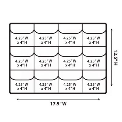 CAMERA ESSENTIALS PELI LID ORGANISER - 1520